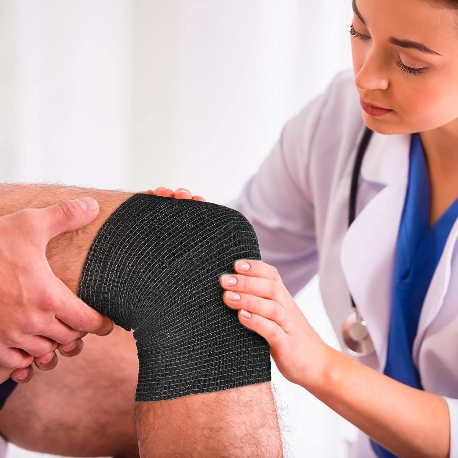 স্বাস্থ্যসেবা মোড়ানো ইলাস্টিক সমন্বিত ব্যান্ডেজ