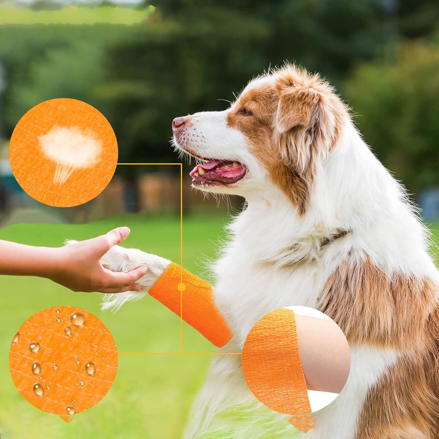 আউটডোর জন্য জলরোধী স্ব আঠালো ব্যান্ডেজ